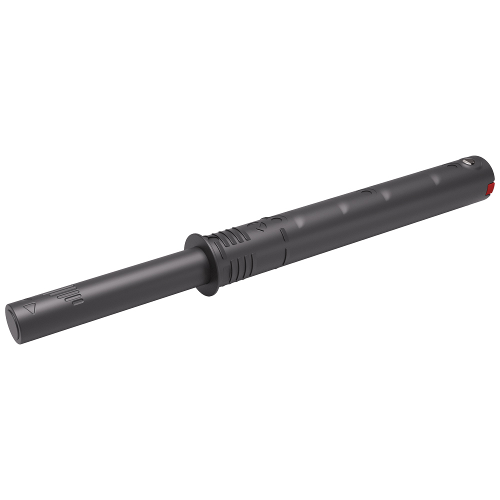 Толкатель врезной длинный, усиленный, без магнита 37мм, антрацит