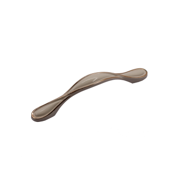 Ручка-скоба 305-096, белая патина /золото