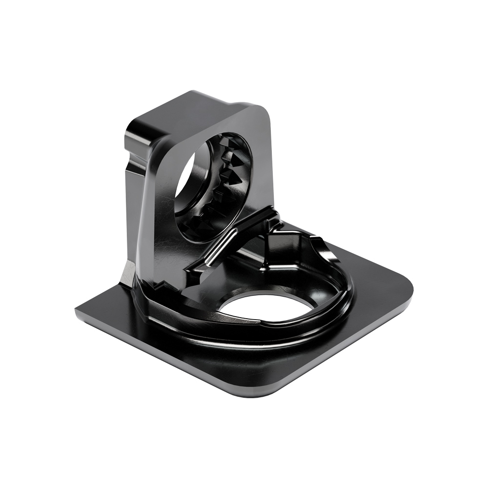 Держатель полкодержателя 16мм, под евровинт, чёрный никель