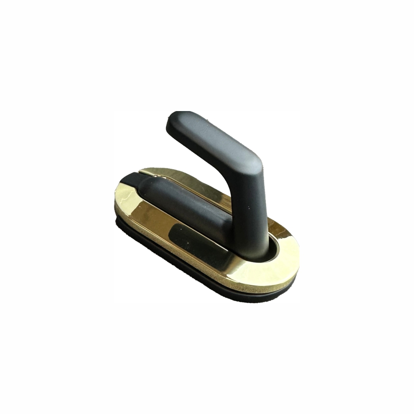 Крючок 038 - однорожковый, золото/черный