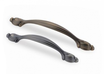 Ручка-скоба 434-096, латунь патина глянец RIFF