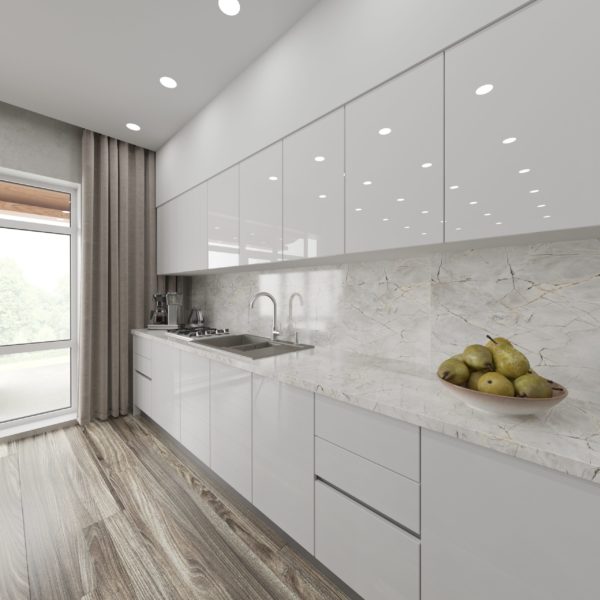 Столешница  3050*600*26 Азул оникс глянец