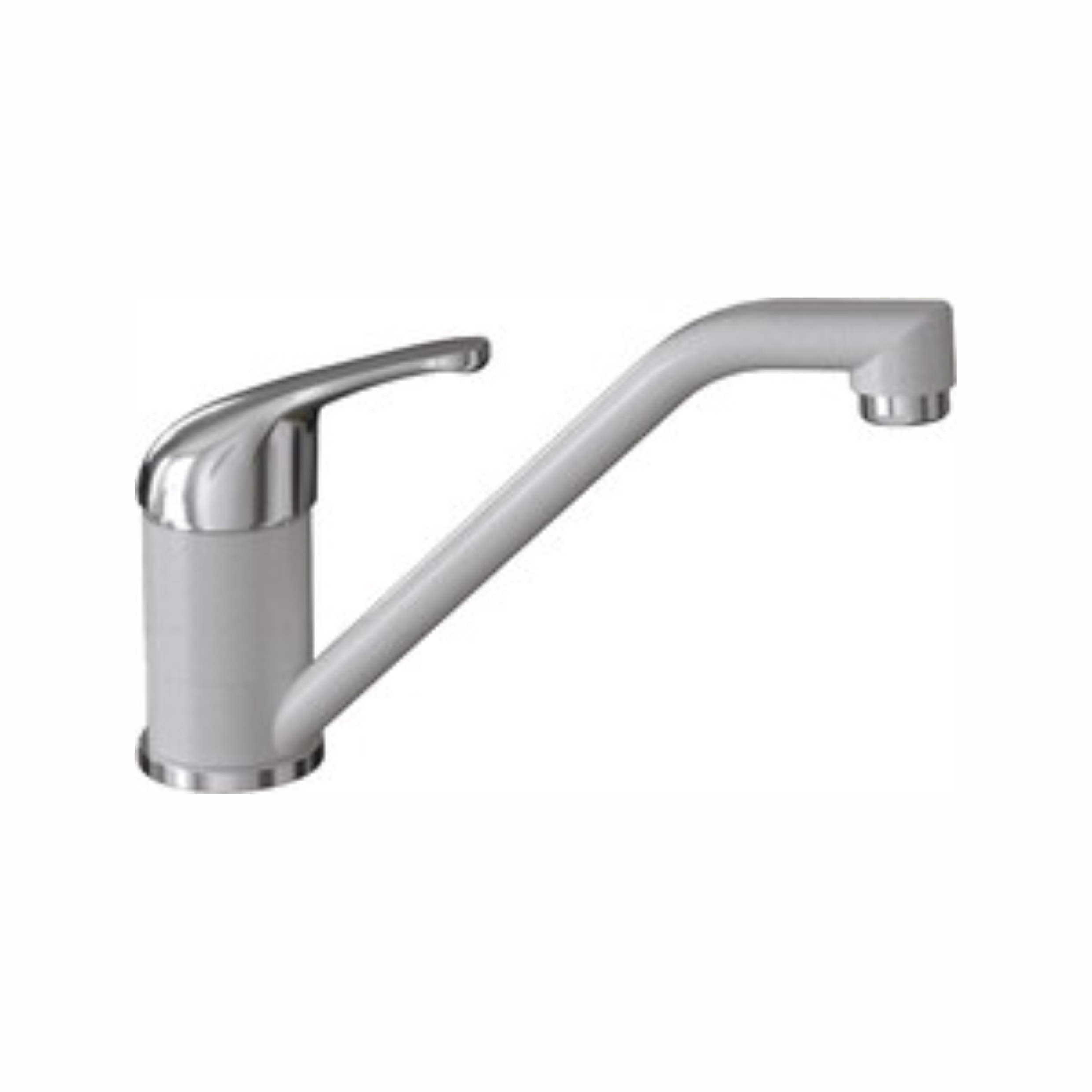 Смеситель для кухни Нота, белый