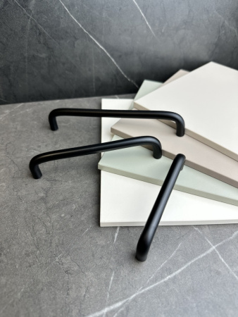 Ручка-скоба 589- 096, чёрный матовый