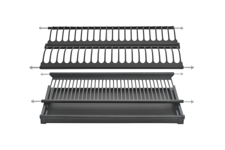 Комплект посудосушителей 500 из нержавеющей стали черный RIFF