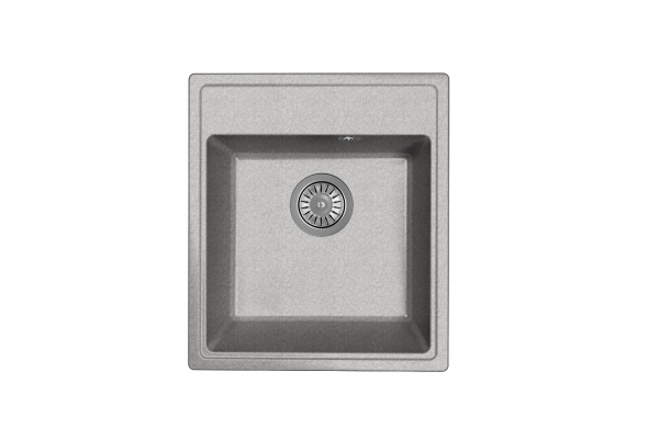 Мойка "Оливия" 420*480*180мм базальт, б/сифона