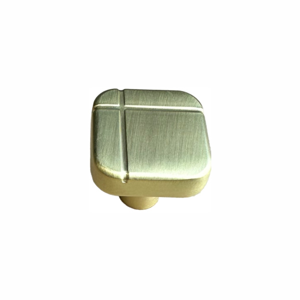 Ручка-кнопка 551, шлиф. золото RIFF