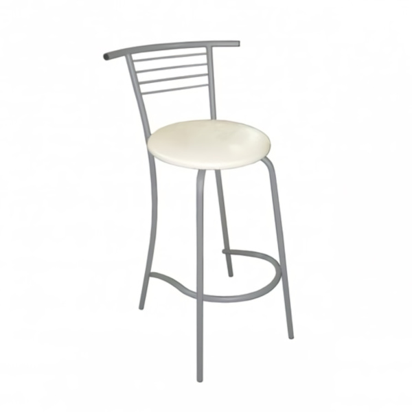 Каркас барного стула "Венеция" алюминий матовый