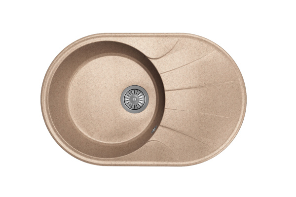 Мойка "Виола" 740*480*180мм терра, б/сифона