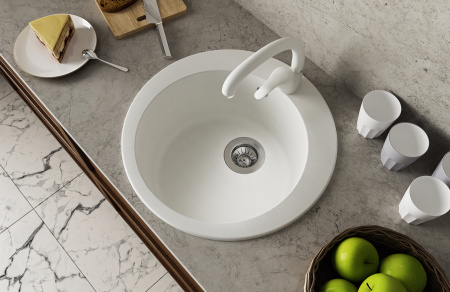 Мойка "Гала" 510*510*217мм белый