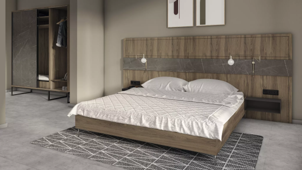 ЛДСП 2800*2070*16 Дуб чарльстон темно-коричневый