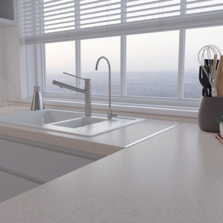 Столешница  3050*600*38 Семолина бежевая глянец