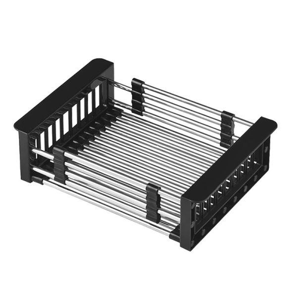 Корзина универсальная в мойку L= 21*25,5*39,5  H=140 сатин