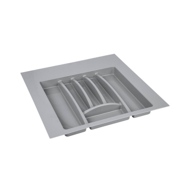 Лоток для столовых приборов 500*500*45 серый