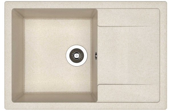 Мойка "Техно" 760*510*217мм латте