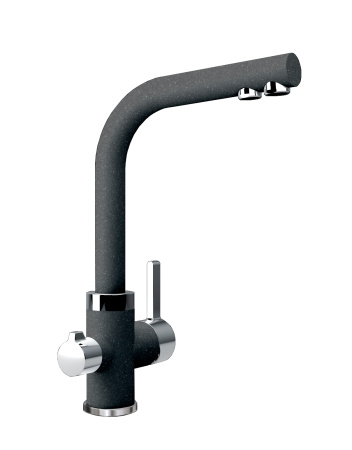 Смеситель для кухни Акцент, черный