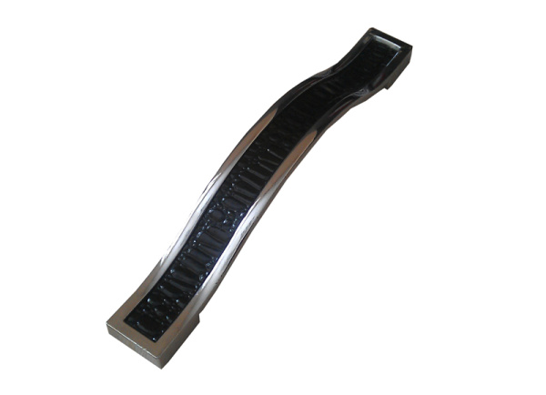 Ручка-скоба 281-096, хром/бежевый