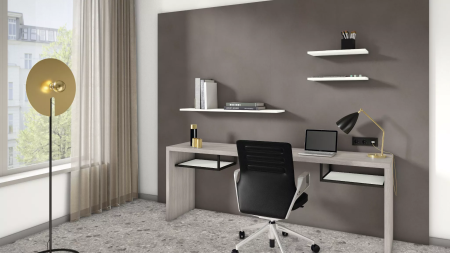 ЛДСП 2800*2070*16 Файнлайн средне-серый