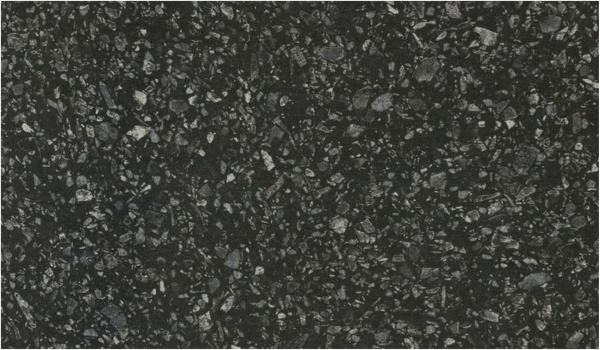 Столешница  3050*600*38 Черное серебро глянец