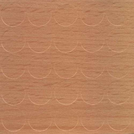 Заглушка самоклеящаяся D=10мм бук бавария стандарт