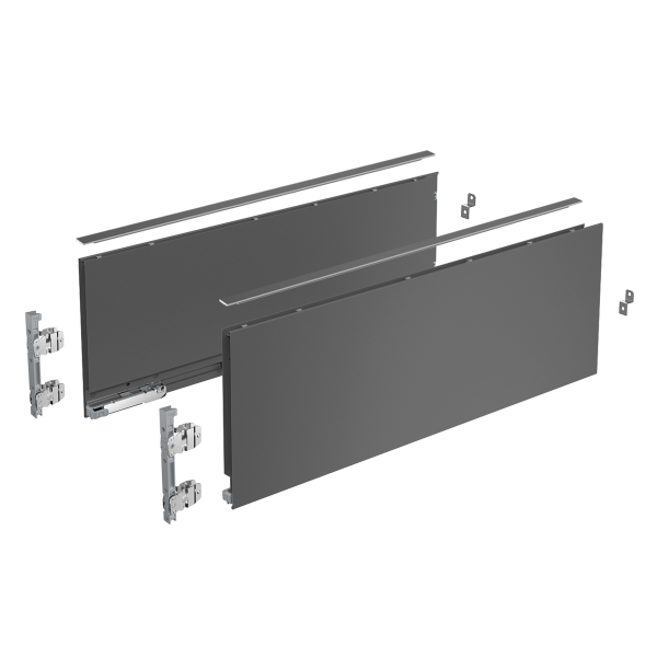 Боковина ящика AvanTech You 450*187 антрацит, левая