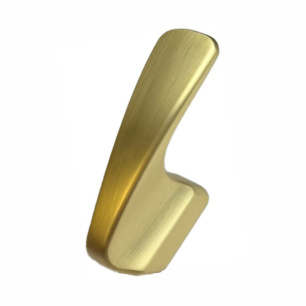 Крючок 032 - однорожковый, шлиф. золото RIFF