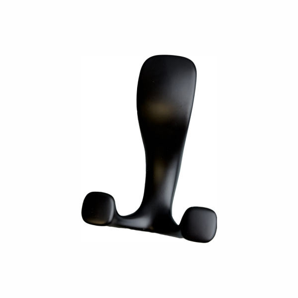 Крючок 024 - 3-х рожковый, черный  RIFF