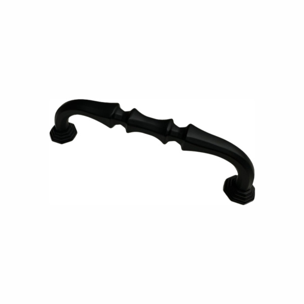 Ручка-скоба 540-128, матовый черный RIFF