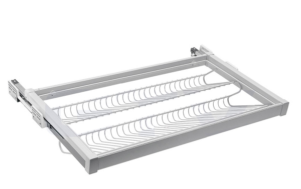 Корзина гардеробная выдвижная для обуви 90см с доводчиком GTV