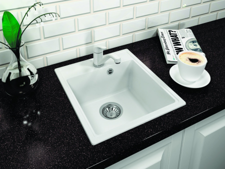 Мойка "Оливия" 420*480*180мм графит, б/сифона