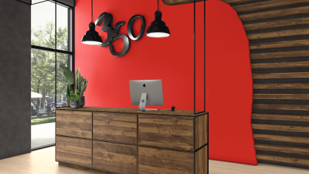 ЛДСП 2800*2070*16 Красный китайский