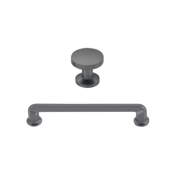 Ручка-скоба 521-128, жемчужно-серый