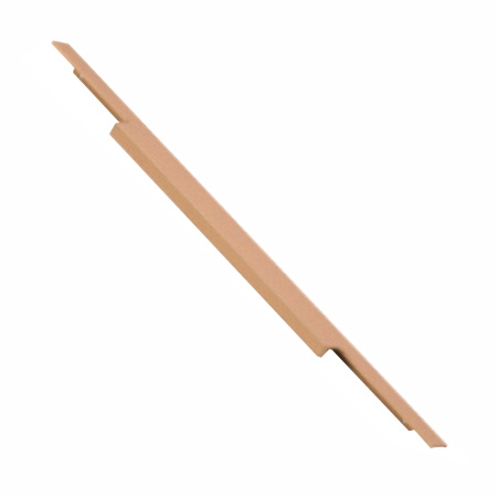 Ручка торцевая врезная 515- 800, золото матовое