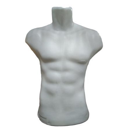 Манекен торс мужской белый