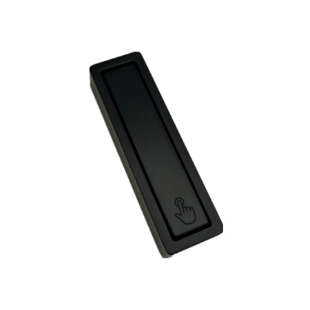 Крючок 033 - однорожковый, черный матовый RIFF