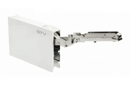 Подъемник HORIZON, плавного закрывания, для фасада 350-650мм, STRONG, белый GTV