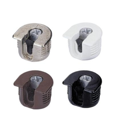 Стяжка экцентриковая VB 35 с фиксатором, коричневая