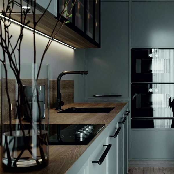 Светильник светодиодный RIFF теплый белый свет, L=2м, 3000K, /доп.заглушки,крепеж, блок питания/