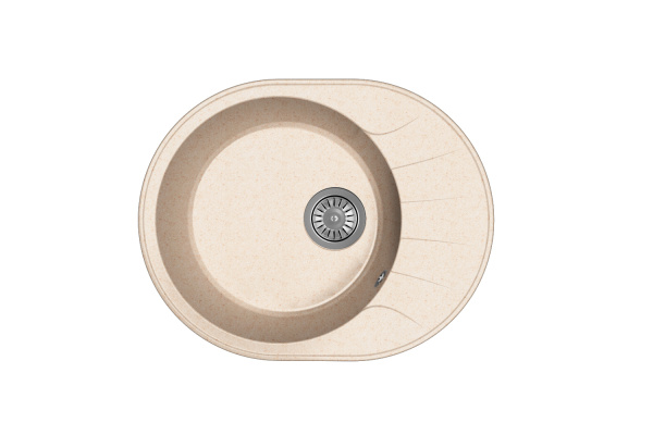 Мойка "Виола" 580*460*180мм латте, б/сифона