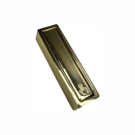 Крючок 033 - однорожковый, золото глянец RIFF