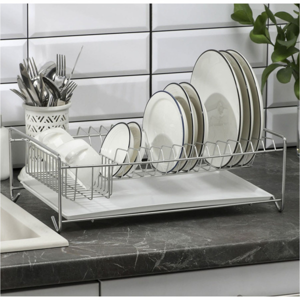 Посудосушитель настольный "Комби" 400*245*130 без поддона хром