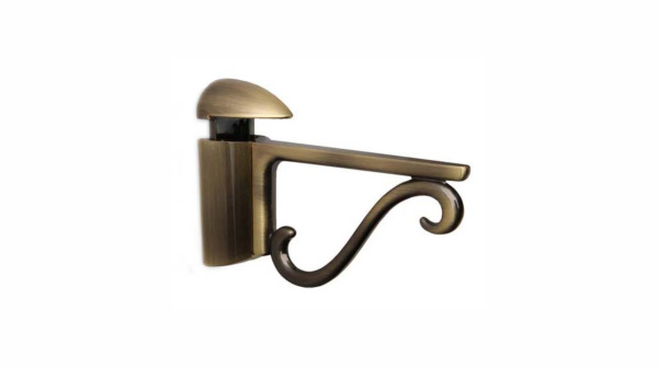 Полкодержатель декоративный 120 никель античный RIFF