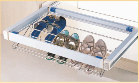 Корзина гардеробная выдвижная для обуви D480*W860*H145 RIFF