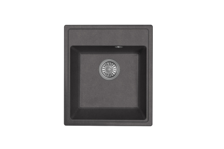 Мойка "Оливия" 420*480*180мм графит, б/сифона