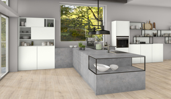 ЛДСП 2800*2070*16 Бетон Чикаго светло-серый