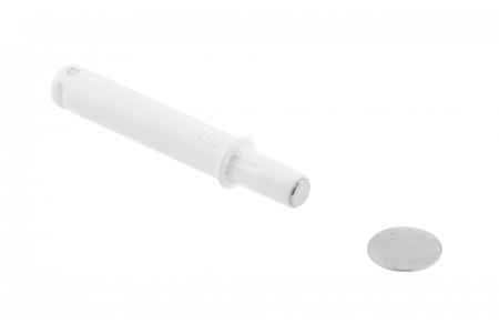 Амортизатор плавного закрывания врезной короткий белый GTV