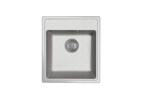 Мойка "Оливия" 420*480*180мм серый, б/сифона