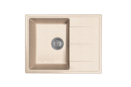 Мойка "Оливия" 620*480*180мм латте, б/сифона