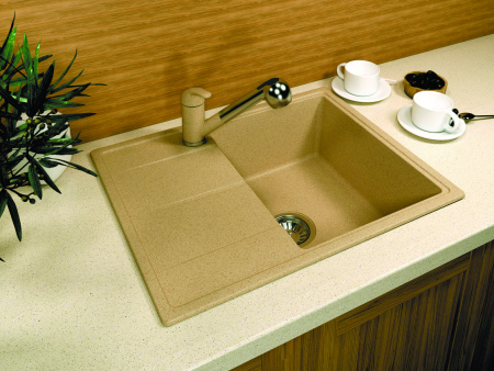 Мойка "Оливия" 620*480*180мм графит, б/сифона