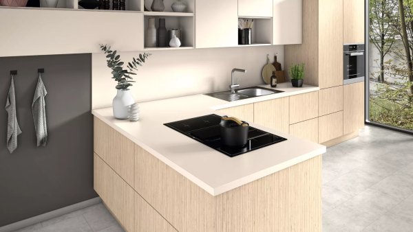 Столешница  4100*600*38 Кашемир серый